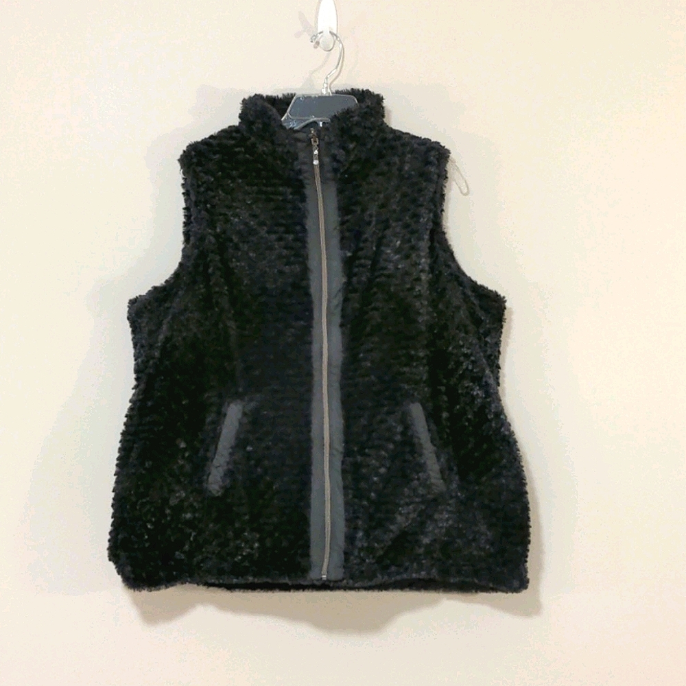 Kim Rogers Black Reversible Vest